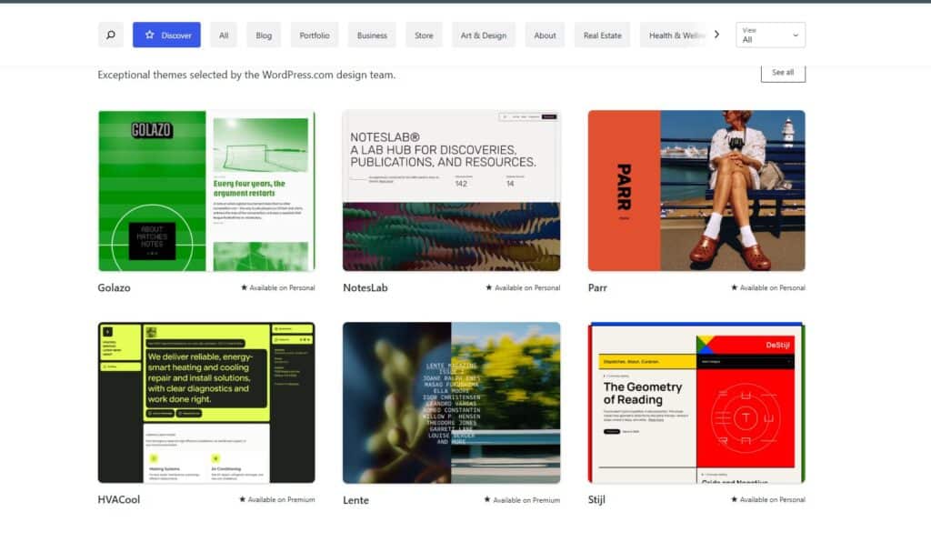 5 flotte steder å finne gratis nettstedsmaler 4 WordPress-maler